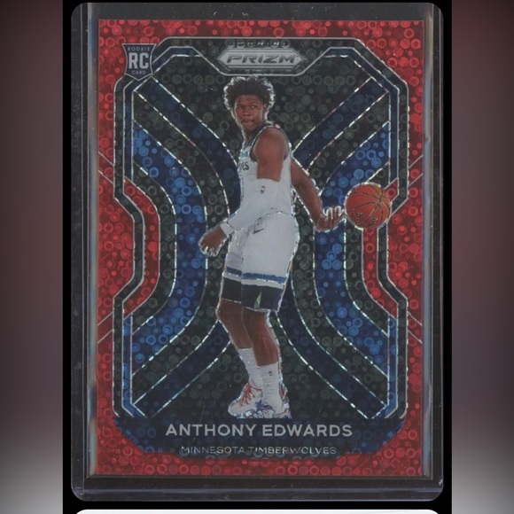 Anthony Edwards Red Disco Prizm Rookie Card Mystery Pack. - Picture 1 of 1